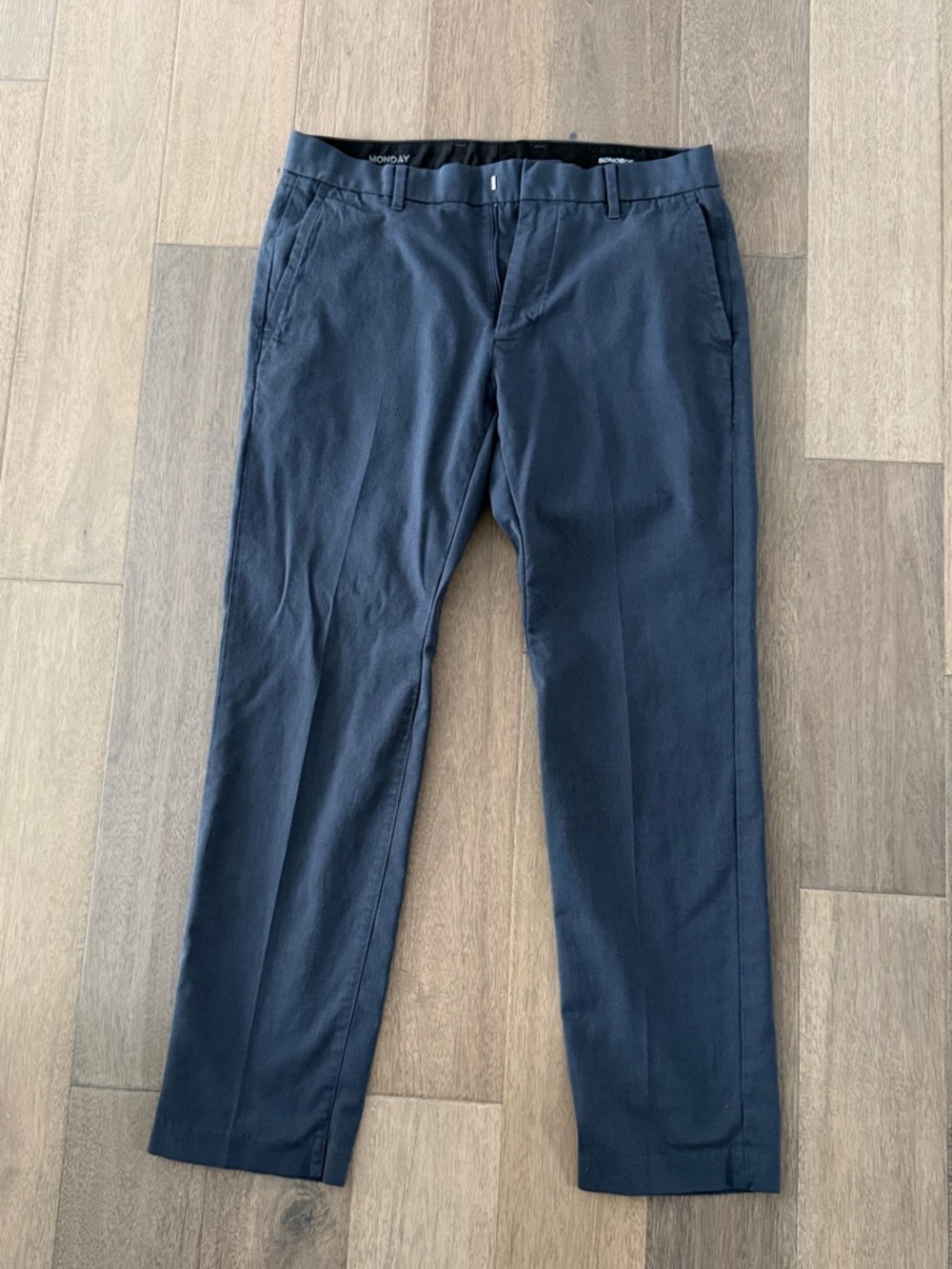 Bonobos Weekday Warrior Dress Pants
in Monday Steel Blue Yarn Dye